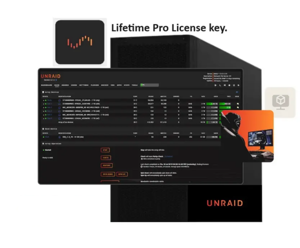 UNRAID OS Lifetime License Server Pro 6.12.14-7.0.0-rc.2