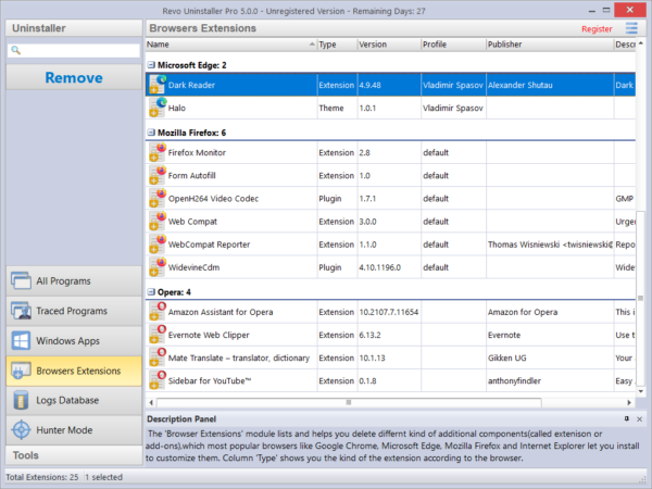 Revo uninstaller pro rzntr